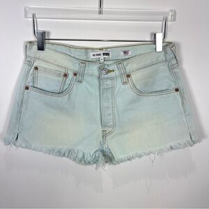 Re/Done Light Blue Jean Shorts